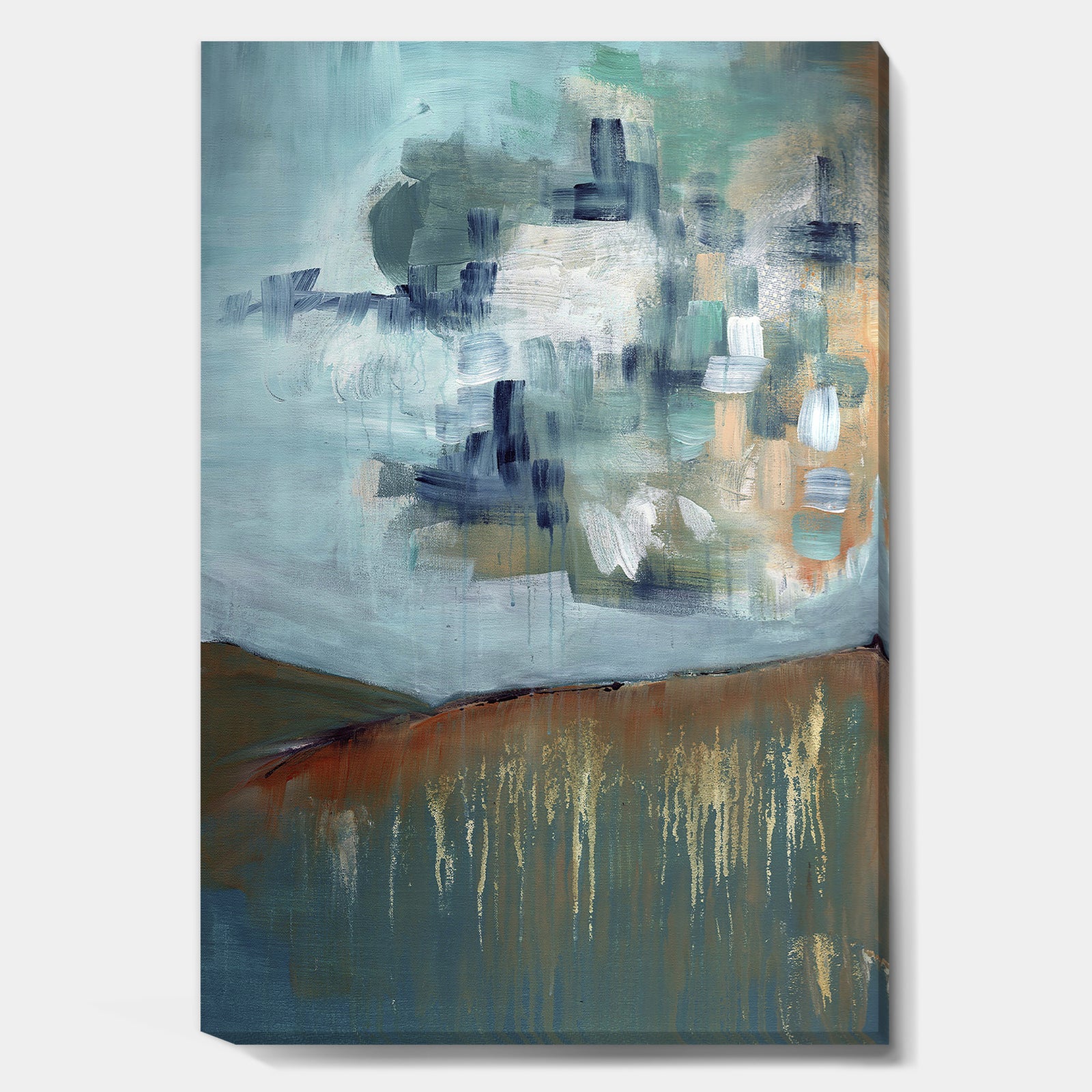 Blue Skye Composition I - Modern & Contemporary Premium Canvas Wall Art