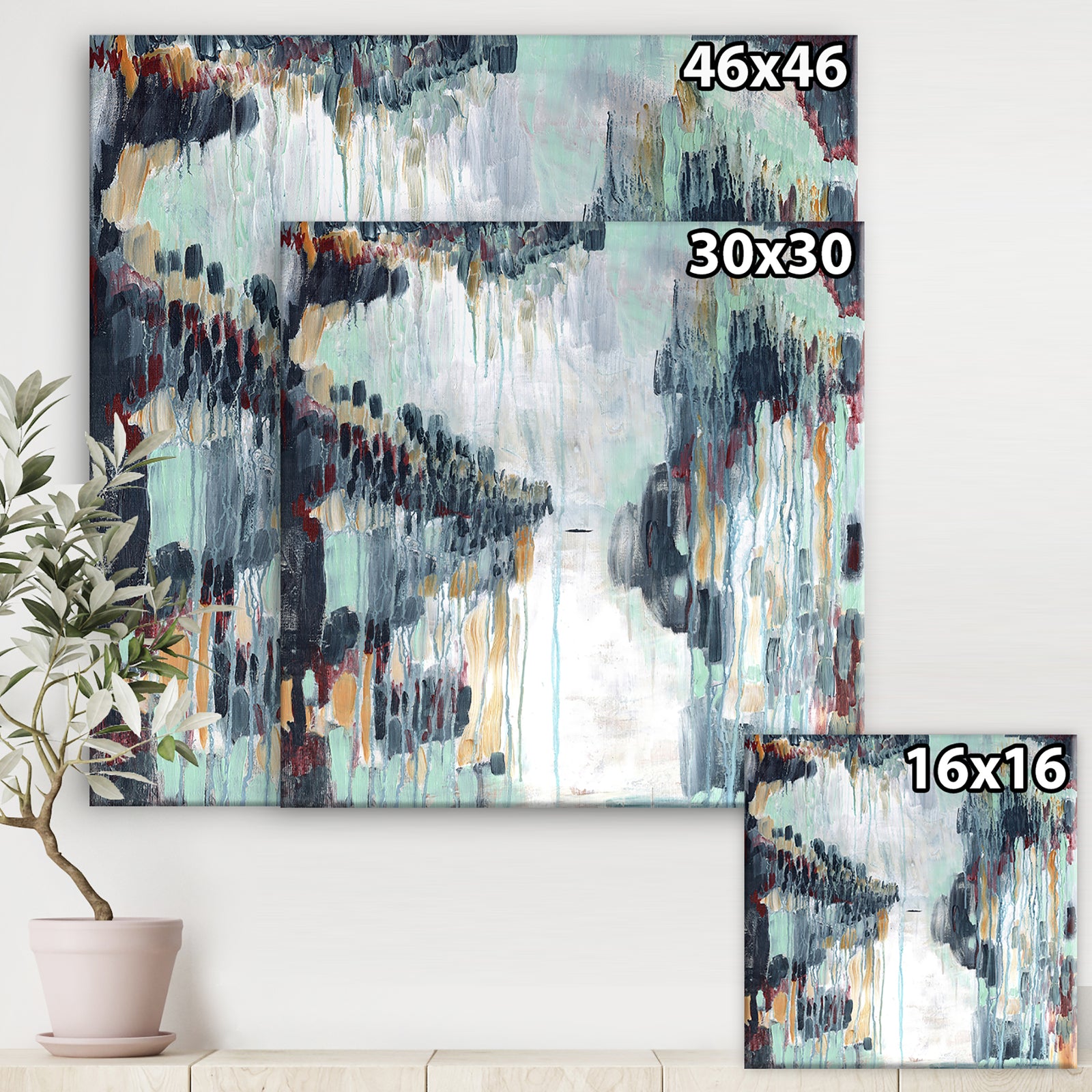 Condensation - Modern & Contemporary Canvas Wall Art