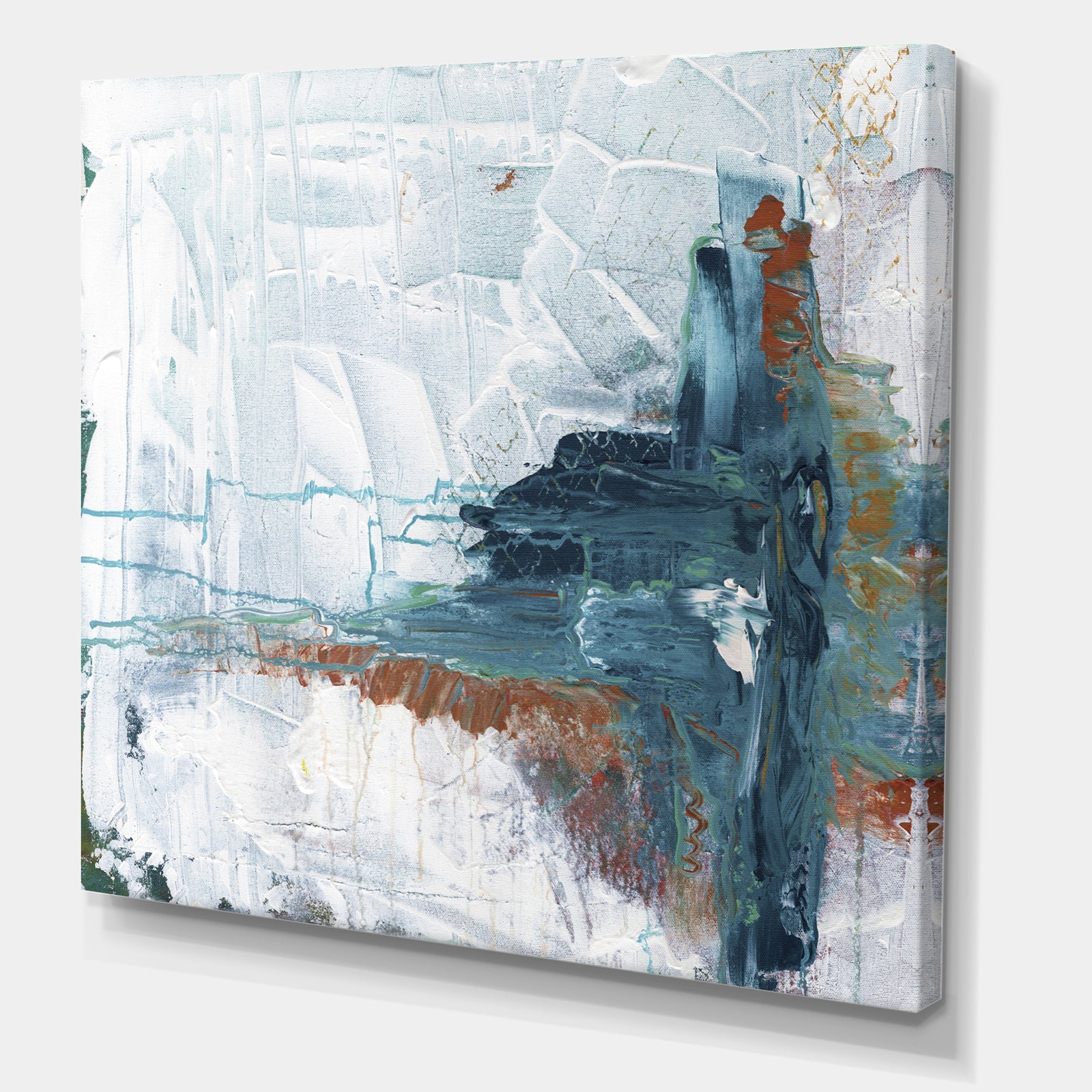 The Iceberg Awakens - Modern & Contemporary Gallery-wrapped Canvas