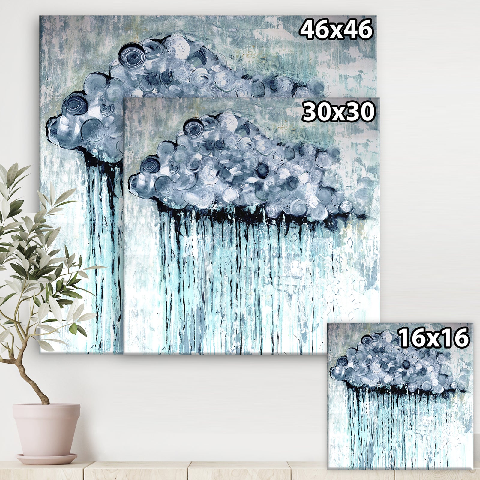 Rain Cloud - Canvas Art Print