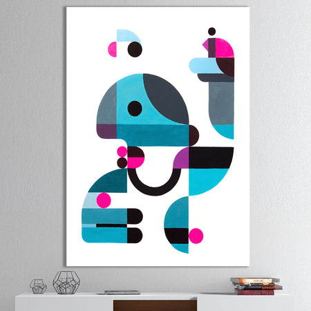 Birdkeeper - Mid-Century Modern Premium Canvas Wall Art