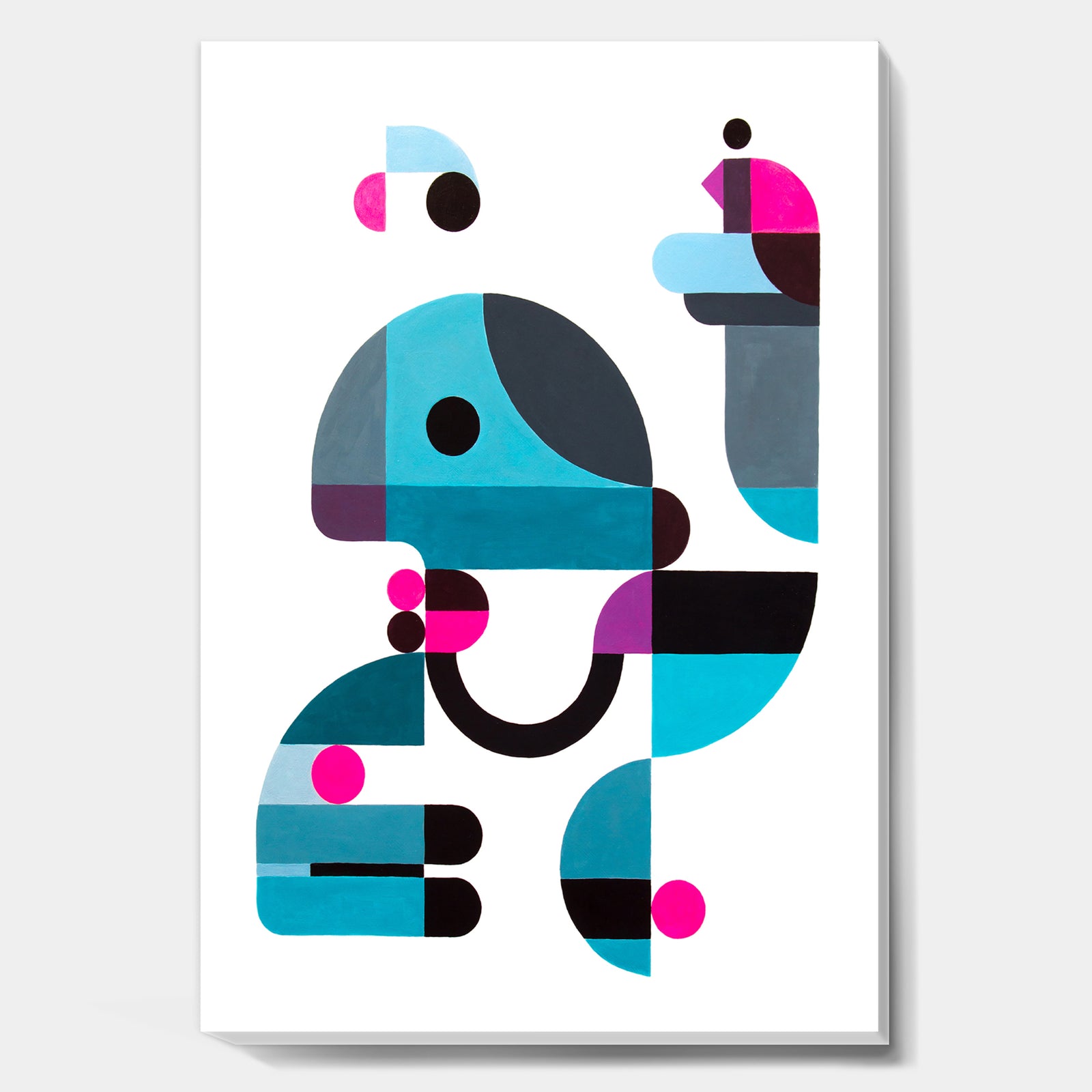 Birdkeeper - Mid-Century Modern Premium Canvas Wall Art