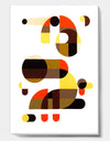 In And Out - Mid-Century Modern Canvas Artwork