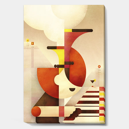 All That Jazz - Mid-Century Modern Premium Canvas Wall Art