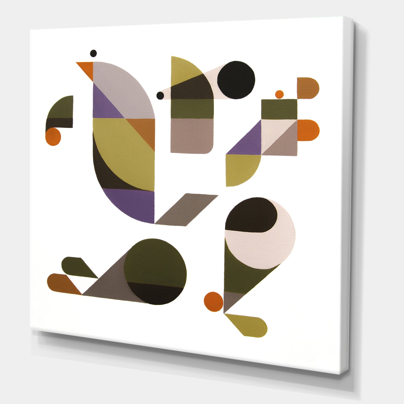 Bended Knee - Mid-Century Modern Canvas Art Print