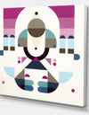 Rainbow Island - Mid-Century Modern Canvas Wall Art