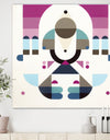 Rainbow Island - Mid-Century Modern Canvas Wall Art