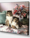 Puppy Siblings - Traditional Canvas Art Print