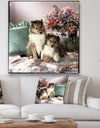 Puppy Siblings - Traditional Canvas Art Print