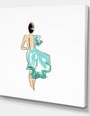 Evening Dress Fashion - Fashion Premium Canvas Wall Art