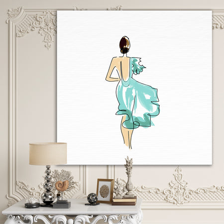 Evening Dress Fashion - Fashion Premium Canvas Wall Art