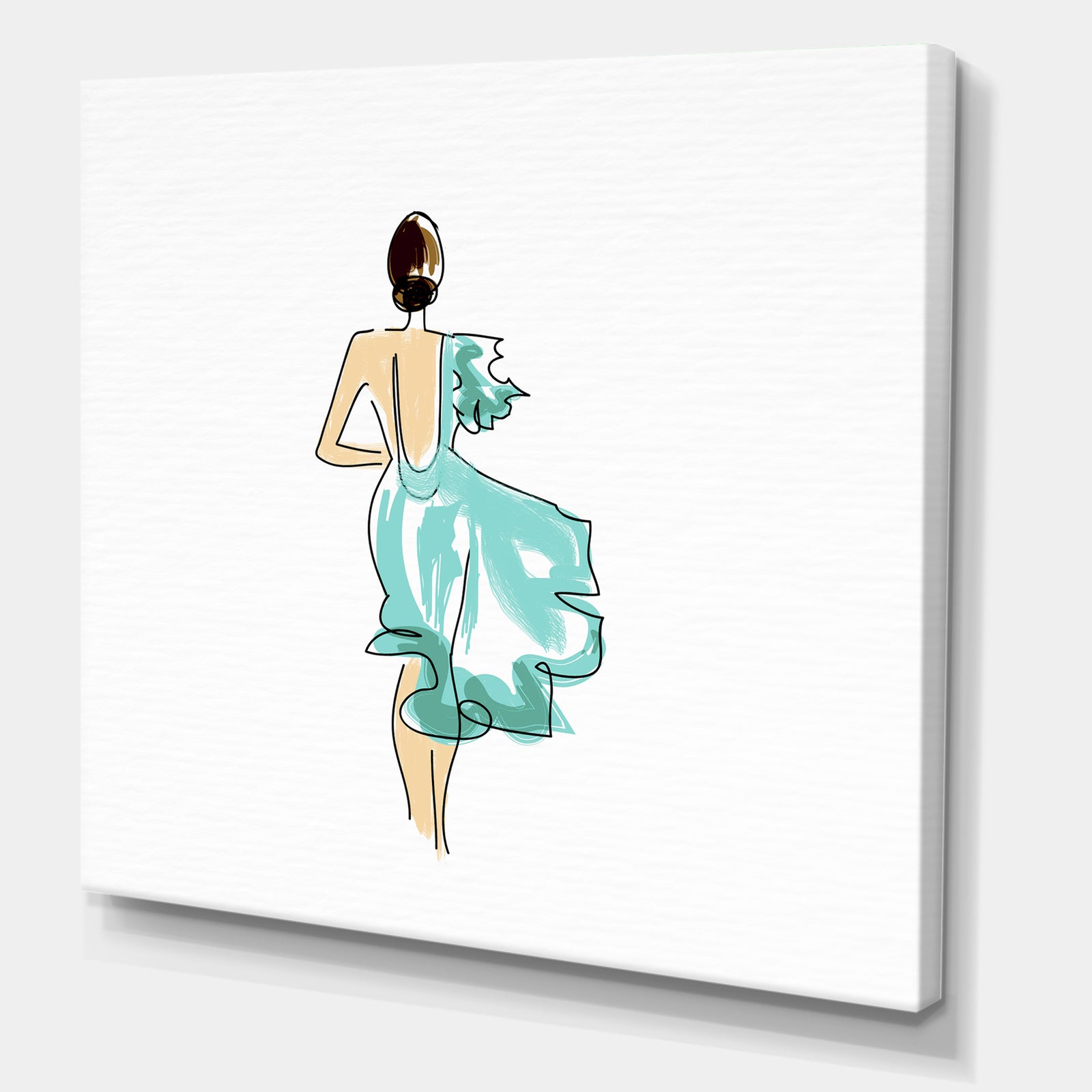 Evening Dress Fashion - Fashion Premium Canvas Wall Art
