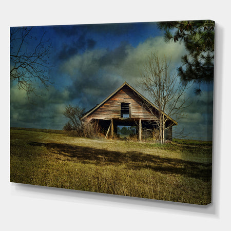 Storm Barn II - Farmhouse Premium Canvas Wall Art