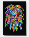Lion Rasta - Modern & Contemporary Canvas Wall Art