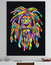 Lion Rasta - Modern & Contemporary Canvas Wall Art