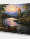 Campfire Stories - Lake House Canvas Art Print