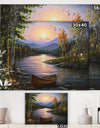 Campfire Stories - Lake House Canvas Art Print