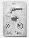 PP1119-Slate US Firearms Single Action Army Revolver Patent Poster - Cottage Canvas Art Print