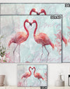 Flamingo Power - Cottage Premium Canvas Wall Art