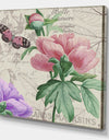 Vintage Flowers II - Cottage Canvas Wall Art