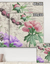 Vintage Flowers II - Cottage Canvas Wall Art