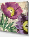 Purple Peonies - Cottage Gallery-wrapped Canvas