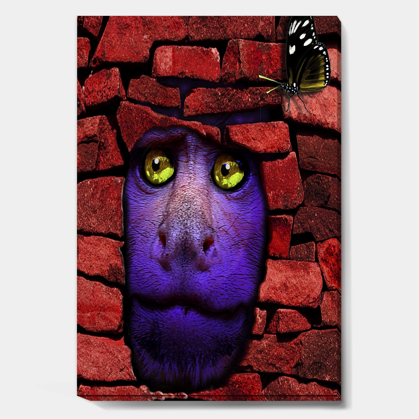 Stone Monkey - Modern & Contemporary Canvas Wall Art