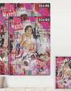 Old Style Newspaper Street Art Collage I - Modern & Contemporary Canvas Artwork