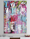 Old Style Newspaper Street Art Collage II - Modern & Contemporary Premium Canvas Wall Art