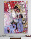 Old Style Newspaper Street Art Collage III - Modern & Contemporary Canvas Wall Art