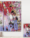 Old Style Newspaper Street Art Collage III - Modern & Contemporary Canvas Wall Art