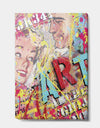 Old Style Newspaper Street Art Collage IV - Modern & Contemporary Canvas Art Print