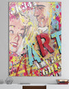Old Style Newspaper Street Art Collage IV - Modern & Contemporary Canvas Art Print