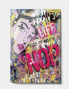Old Style Newspaper Street Art Collage VI - Modern & Contemporary Canvas Artwork