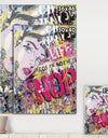 Old Style Newspaper Street Art Collage VI - Modern & Contemporary Canvas Artwork