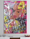 Old Style Newspaper Street Art Collage VI - Modern & Contemporary Premium Canvas Wall Art