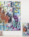 Old Style Newspaper Street Art Collage VII - Modern & Contemporary Canvas Wall Art