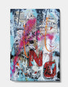 Old Style Newspaper Street Art Collage IX - Modern & Contemporary Canvas Artwork