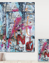 Old Style Newspaper Street Art Collage IX - Modern & Contemporary Canvas Artwork