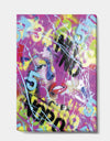 Old Style Newspaper Street Art Collage X - Modern & Contemporary Premium Canvas Wall Art