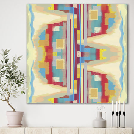 Abstract II single - Mid-Century Modern Canvas Art Print