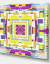 Boxed Out Small - Mid-Century Modern Gallery-wrapped Canvas