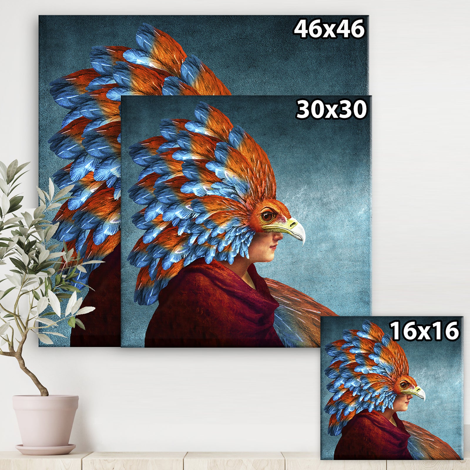 Free-Spirited - Modern & Contemporary Gallery-wrapped Canvas