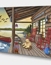 Welcome to the Cabin - Lake House Gallery-wrapped Canvas