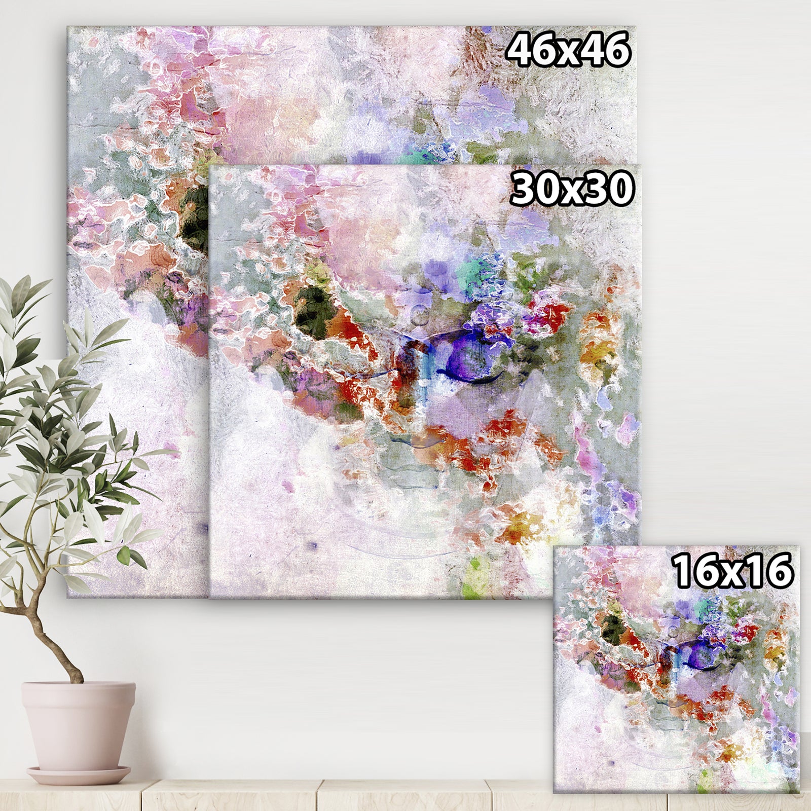 Mind in Meditation - Modern & Contemporary Canvas Wall Art