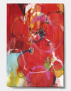 Blooming Red - Modern & Contemporary Gallery-wrapped Canvas