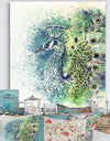 Peacock Bliss - Farmhouse Premium Canvas Wall Art