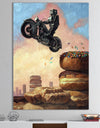 Dark Rider Again - Modern & Contemporary Canvas Art Print