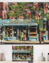 Robot Donut Bakery - Modern & Contemporary Gallery-wrapped Canvas