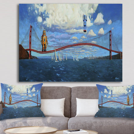 Golden Gaters - Modern & Contemporary Canvas Artwork